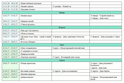 КТП на 2026-2027 год