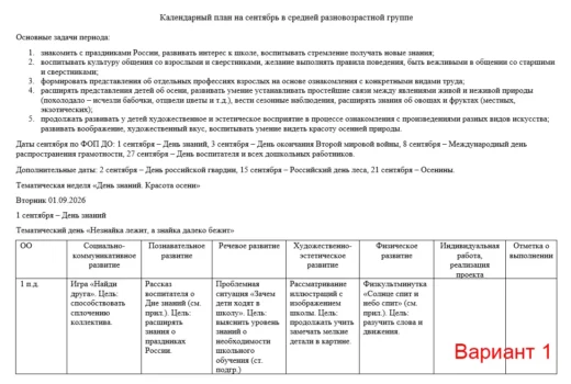 КТП на 2026-2027 год