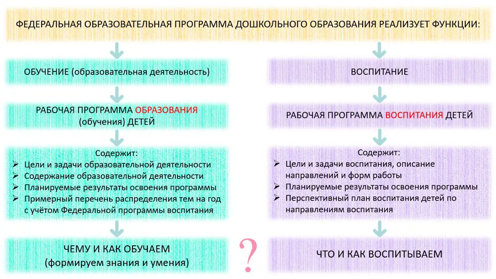 Виды рабочих программ по ФОП ДО